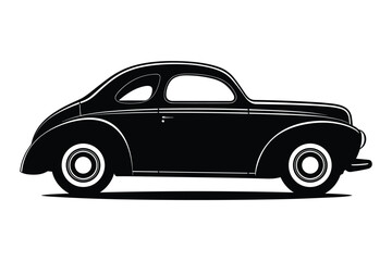 Coupe car silhouette