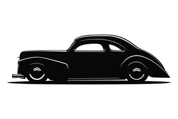 Coupe car silhouette