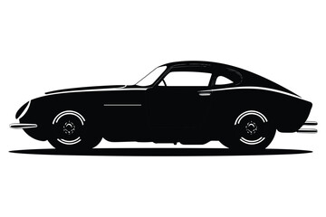 Coupe car silhouette