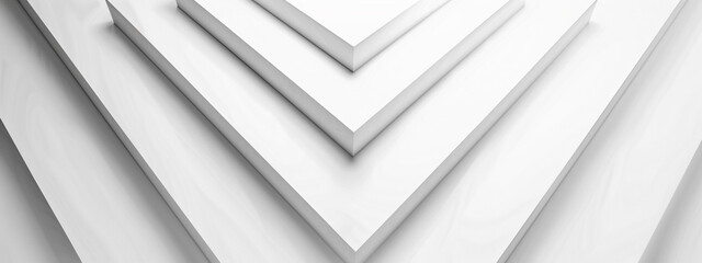 Obraz premium white 3d line background. white background.