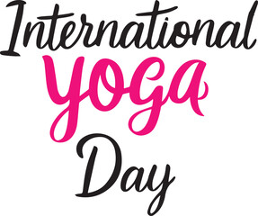 international yoga 2024. day yoga body posture. vector illustration design