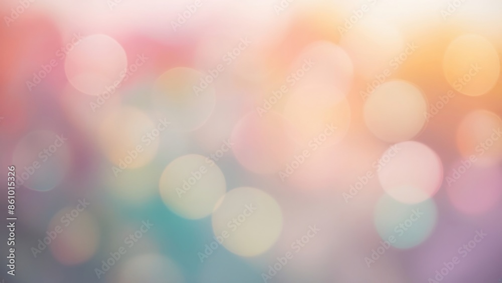 Poster background abstract blur bokeh soft pastel colors