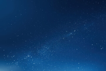 Obraz premium Milky way galaxy shining on a clear night sky background