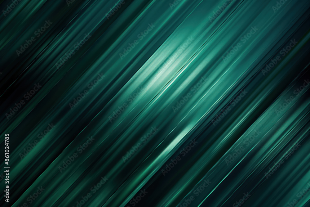 Poster abstract background with diagonal green lines creating speed effect