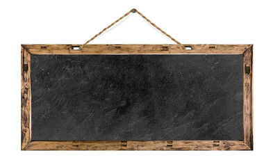 Tableau ancien suspendu, fond blanc 