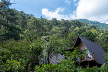 Fun Family Glamping Over a Clear River and Mountain Views.