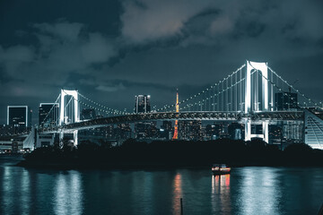 Rainbow Bridge by night