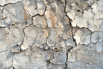 Fototapeta premium cracked concrete old wall texture background
