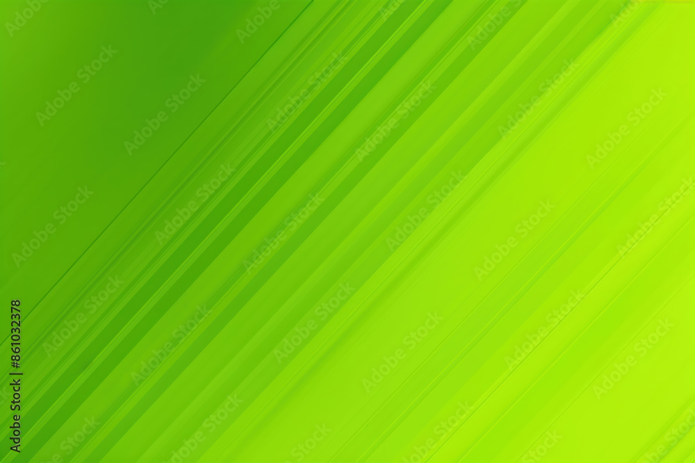 Wall mural Abstract green background with diagonal lines creating speed effect