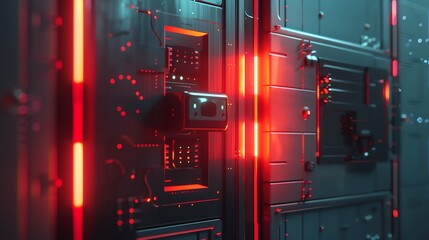 wallpaper of database data center security room networking , technology, computer, light, concept, digital, design, data, business, internet, space, information, network, illustration networking