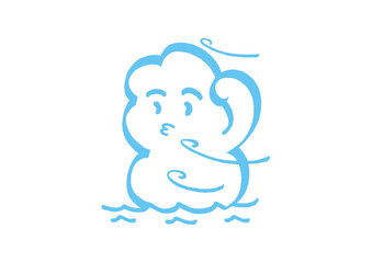入道雲イラスト