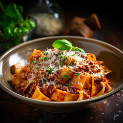 Spicy Chicken Ragu Pappardelle