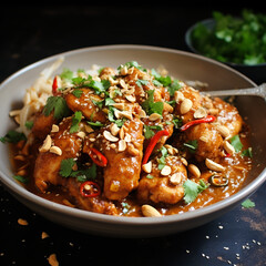 Spicy Peanut Thai Chicken