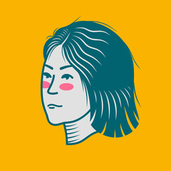 Character design avatar flat minimalist 51