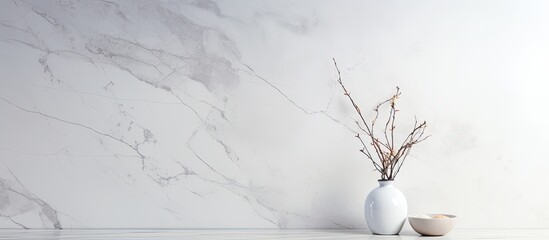 Marble texture background with copy space image, ideal for interior decoration with ceramic wall and floor tiles.