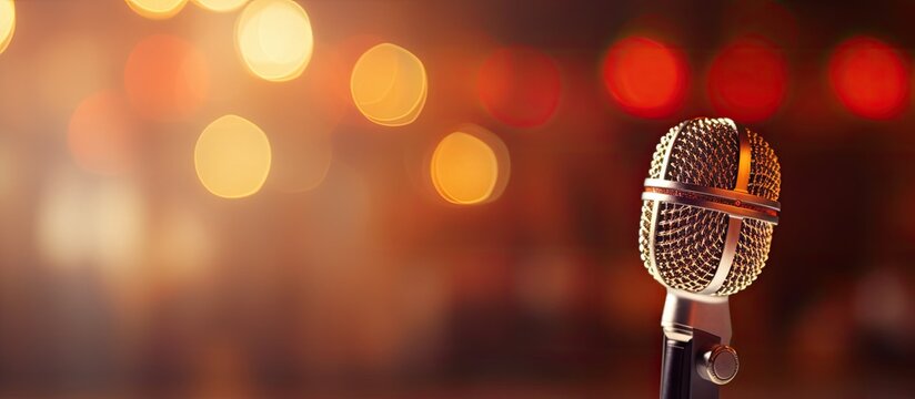 Theater cinema drapes stage red curtains with a copy space image.