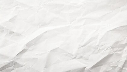 Obraz premium crumpled white paper texture background