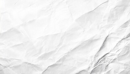 Obraz premium crumpled white paper texture background