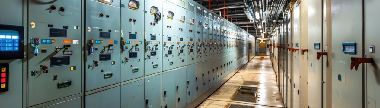 Low voltage switchgear at power plant 