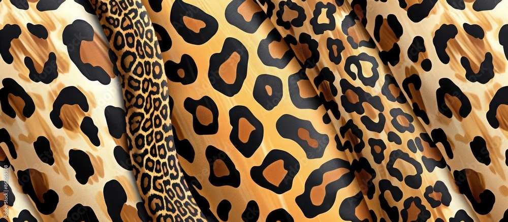 Poster seamless mixed animal print, leopard texture, zebra texture and snake texture, african animal patter