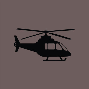 recommend clip art: Helicopter silhouette vector graphic. Helicopter Silhouette Collection. Silhouette of a large helicopter on a white background.