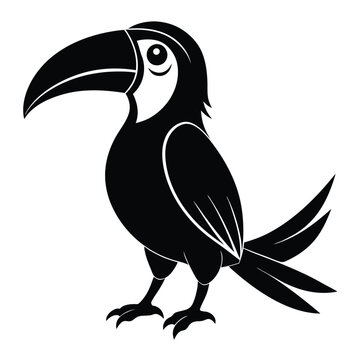 recommend clip art: Silhouette of a bird on white Background. vector line art of abstract art design, minimal bird line logo icon illustration isolated on white background. Bird Silhouette Vector Art illustration.