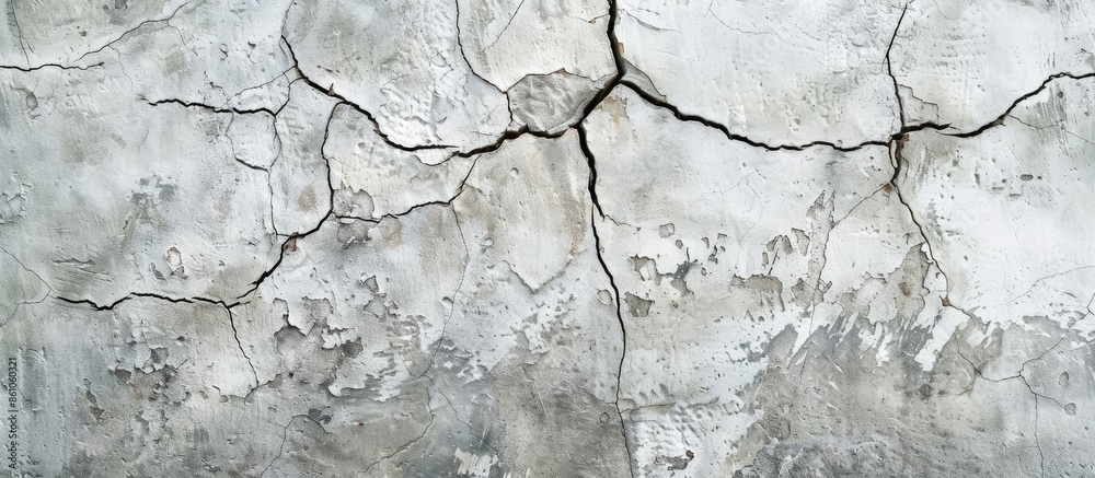 Aufkleber cement crack wall texture background. with copy space image. place for adding text or design