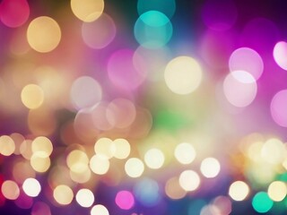 Obraz premium Abstract colorful background with bokeh lights.