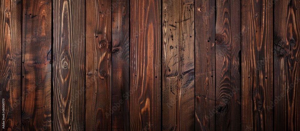 Poster wood brown background, wood texture background. with copy space image. place for adding text or desi