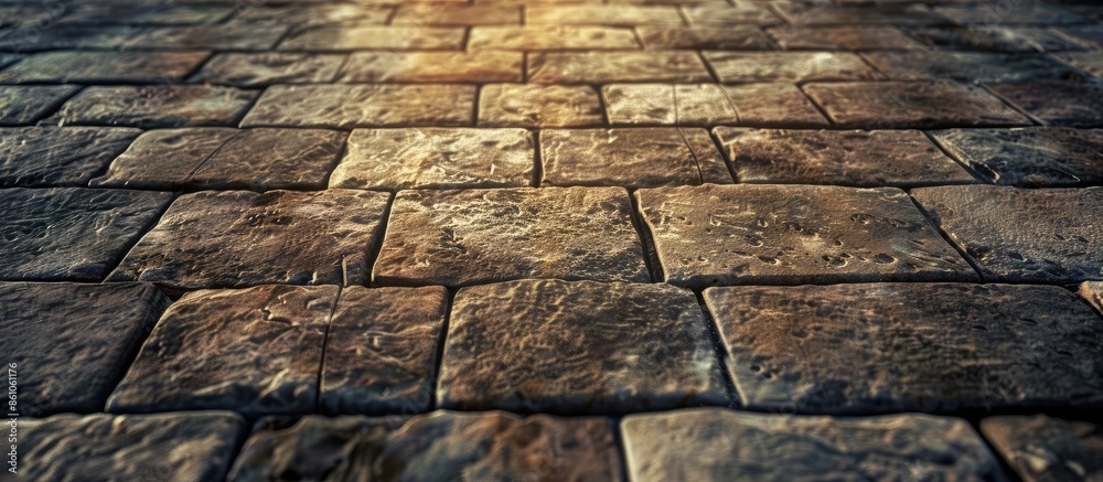 Aufkleber Stone floor background & texture. with copy space image. Place for adding text or design