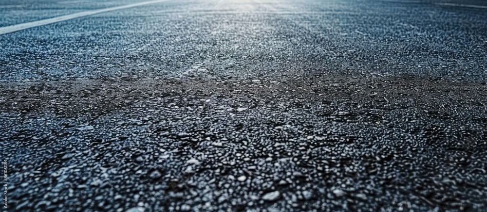Poster Empty asphalt road background. Copy space image. Place for adding text or design