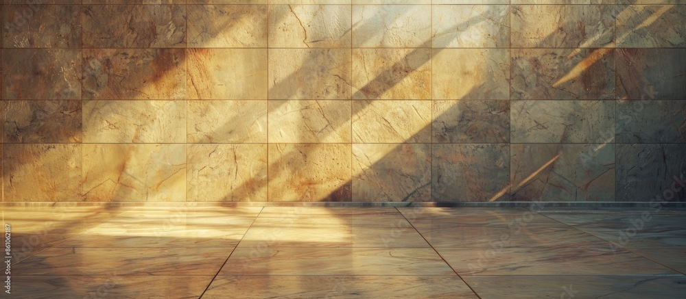Aufkleber Floor and wall of the building. with copy space image. Place for adding text or design