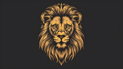 lion head vector Illustration.