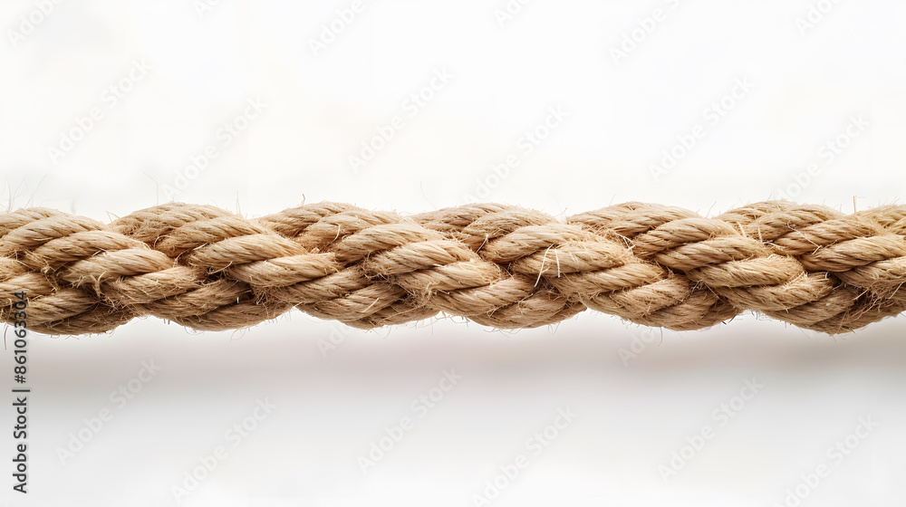 Poster rope isolated on a white background : generative ai