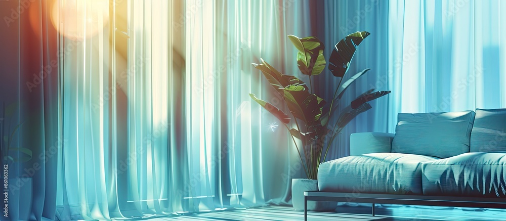 Poster interior luxury apartment, comfortable suite. with copy space image. place for adding text or design