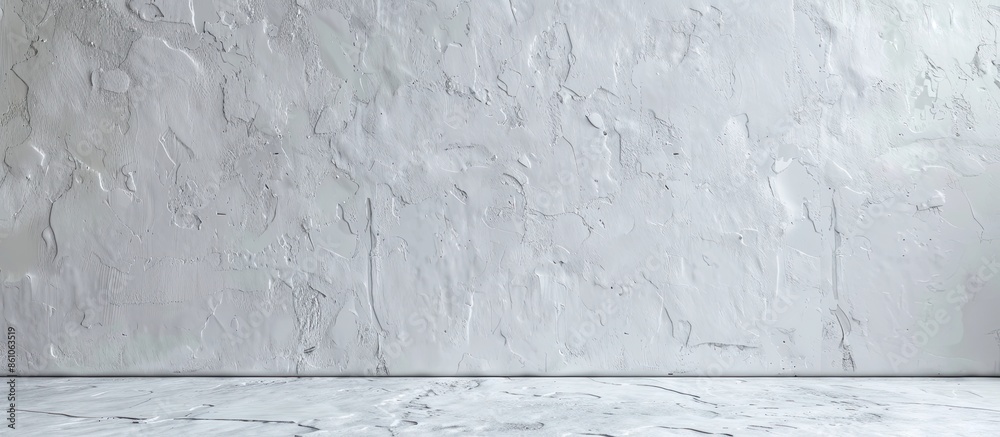 Poster white cement wall concept : clean white solid cement wall for background : background and texture co