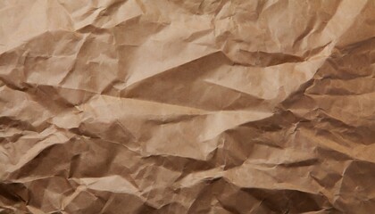 Fototapeta premium crumpled brown paper texture background