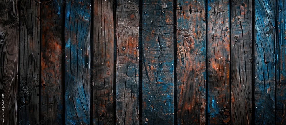 Poster  old wooden background. with copy space image. Place for adding text or design