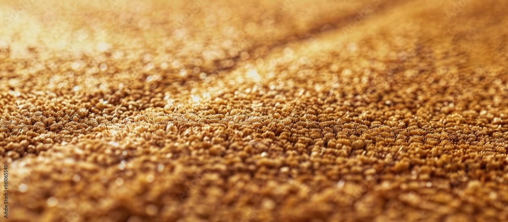 Poster Closeup of brown carpet texture. with copy space image. Place for adding text or design
