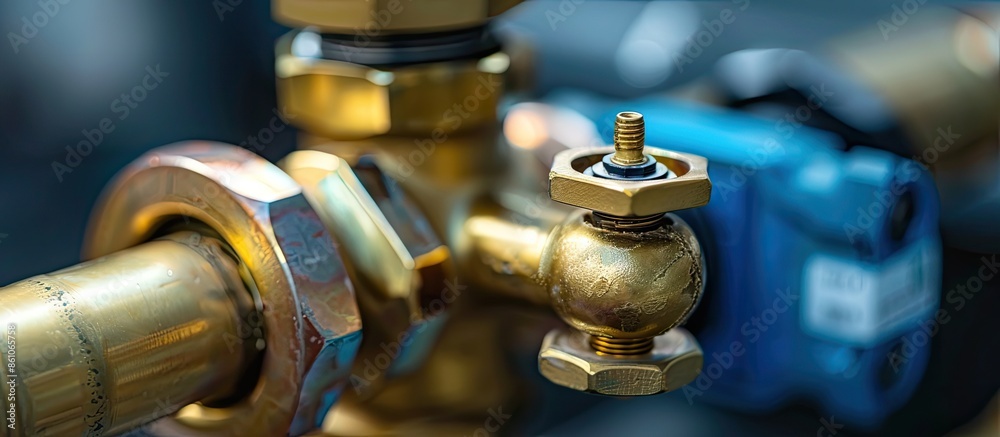 Aufkleber turning full bore brass ball valve with butterfly handle for electrical tank water heater starting f