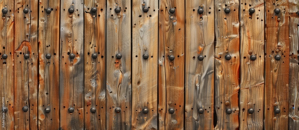 Aufkleber wood shera pattern background and texture with building wall. with copy space image. Place for adding text or design