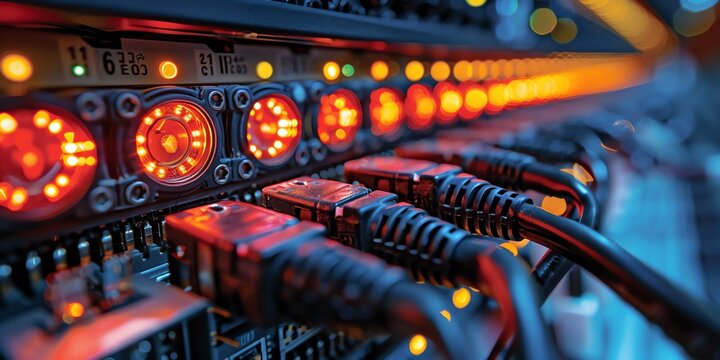 background of service provider server room data center network light electronic, 2:1, rack, hardware, tech, communication, equipment, electronic, business, cluster, modern, datacenter, hosting