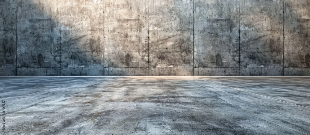 Aufkleber Grunge cement floor background and texture. with copy space image. Place for adding text or design