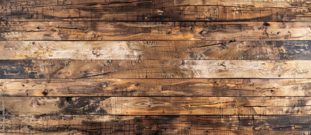 Poster wood texture backgrounds hardwood floor viewed from above. with copy space image. place for adding t