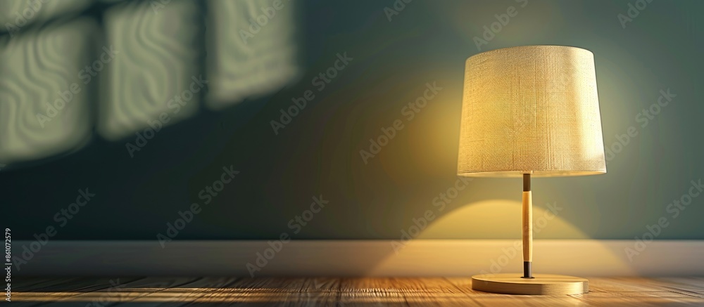 Aufkleber Table lamp  . with copy space image. Place for adding text or design
