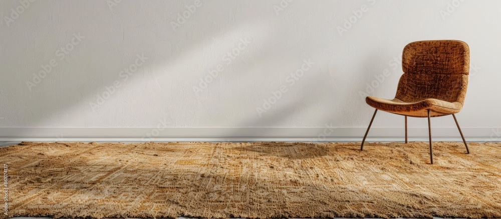 Aufkleber carpet photo on white background. with copy space image. Place for adding text or design