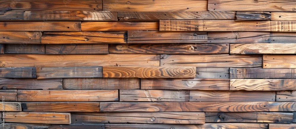 Poster gypsum wood wall texture wood structure. with copy space image. Place for adding text or design
