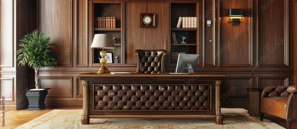 Poster furniture for home or office decoration. with copy space image. place for adding text or design