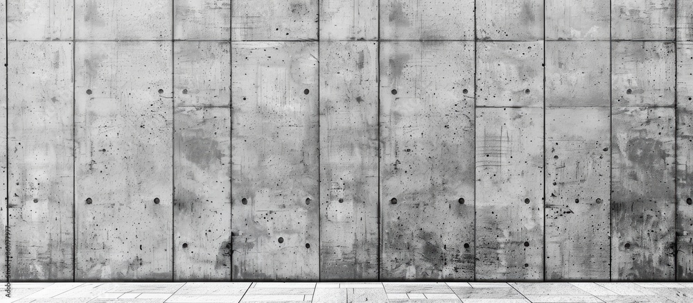 Aufkleber Textured rough cement wall pattern interior design for building architect. with copy space image. Place for adding text or design