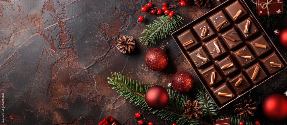 Poster preparing advent calendar for kids. preparing christmas and new year gifts for children. seasonal tr